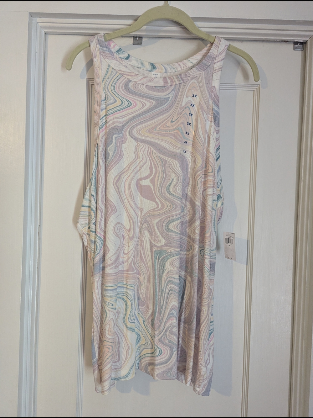 Old Navy Pastel Marble-Print Tank Top